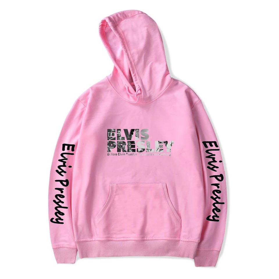New Printed Elvis Presley Hoodies Men Women Hot singer Sweatshirt Love pullovers Winter Black Hoodie | Мужская одежда