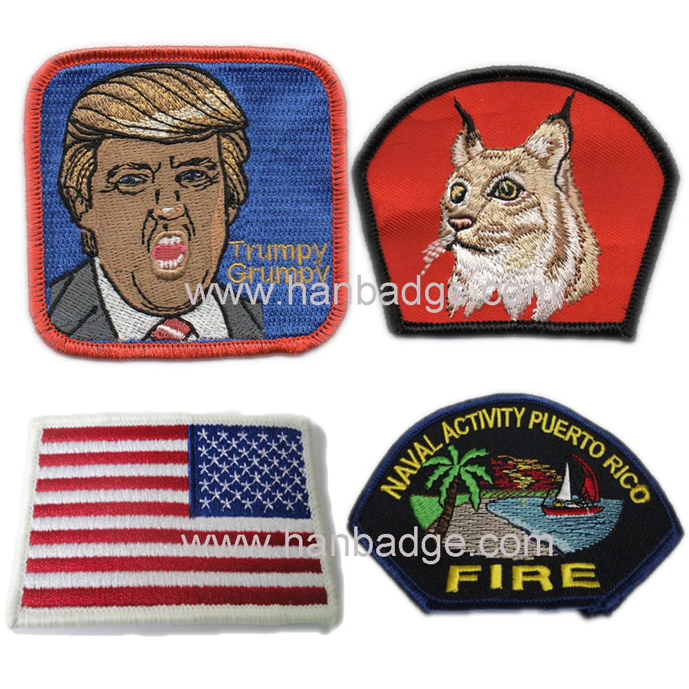 

Custom Embroidered Patches Customized Embroidery Badge Person/Animal Design