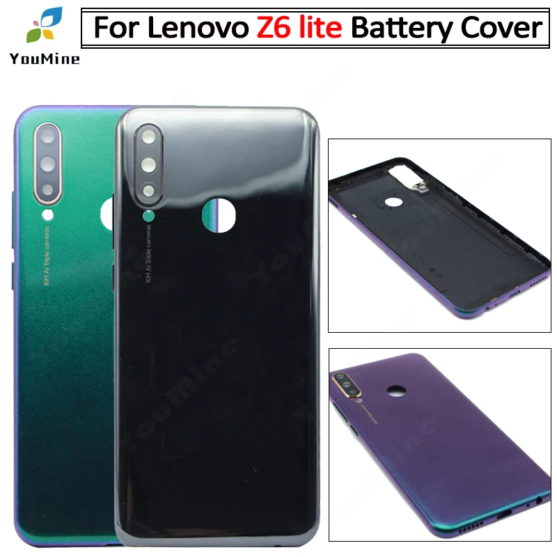 Задняя крышка батарейного отсека для Lenovo Z6 lite z6lite официальный оригинальный