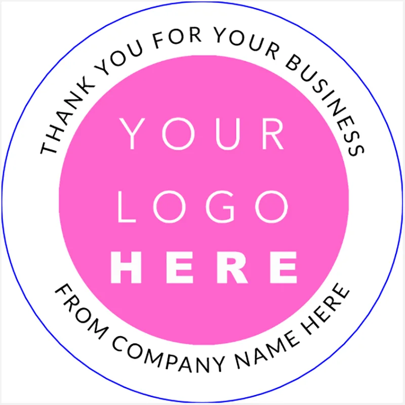 100pcs Personalized Custom Wedding Sticker/Transparent Logo Sticker Label Your LOGO/Holographic/Kraft paper