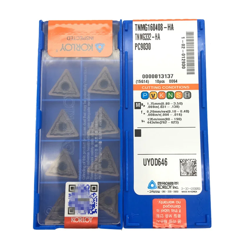 TNMG160404 HA PC9030 твердосплавные вставки TNMG 160408 WNMG лезвие из нержавеющей стали резак токарный станок с ЧПУ внешний токарный инструмент
