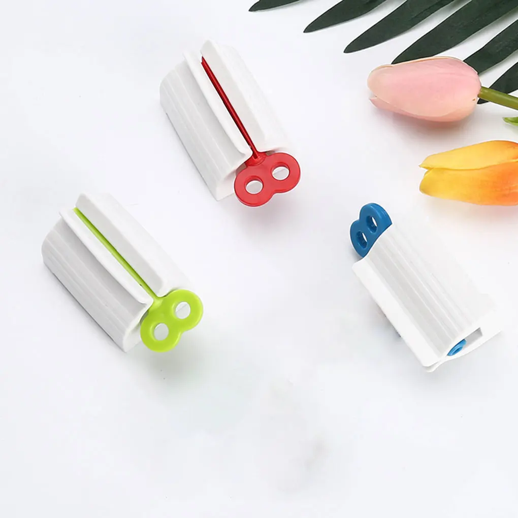 

Home Plastic Toothpaste Squeezer Tube Easy Dispenser Rolling Device Lazy Toothpaste Tube Squeezer Press Bathroom Supplies