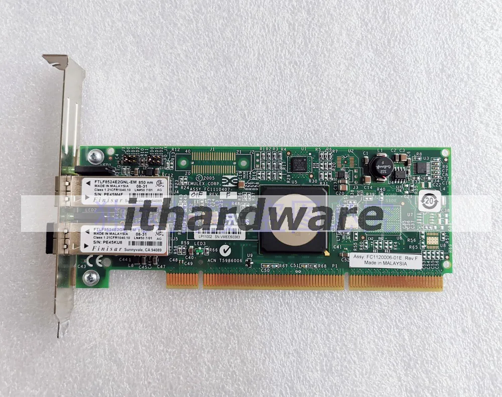 Для 5759 10N8620 4G PCI-X Двухпортовая волоконно-канальная карта с небольшим