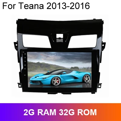 Teana 2013 2G 32G SINOSMART 4/8 ядро Процессор, 2G Оперативная память 9 дюймов Android 8,1 автомобиля gps навигации аудио для Nissan Sylphy 2012 /Teana/Altima 2013 - Цвет: Teana 2013 2G 32G