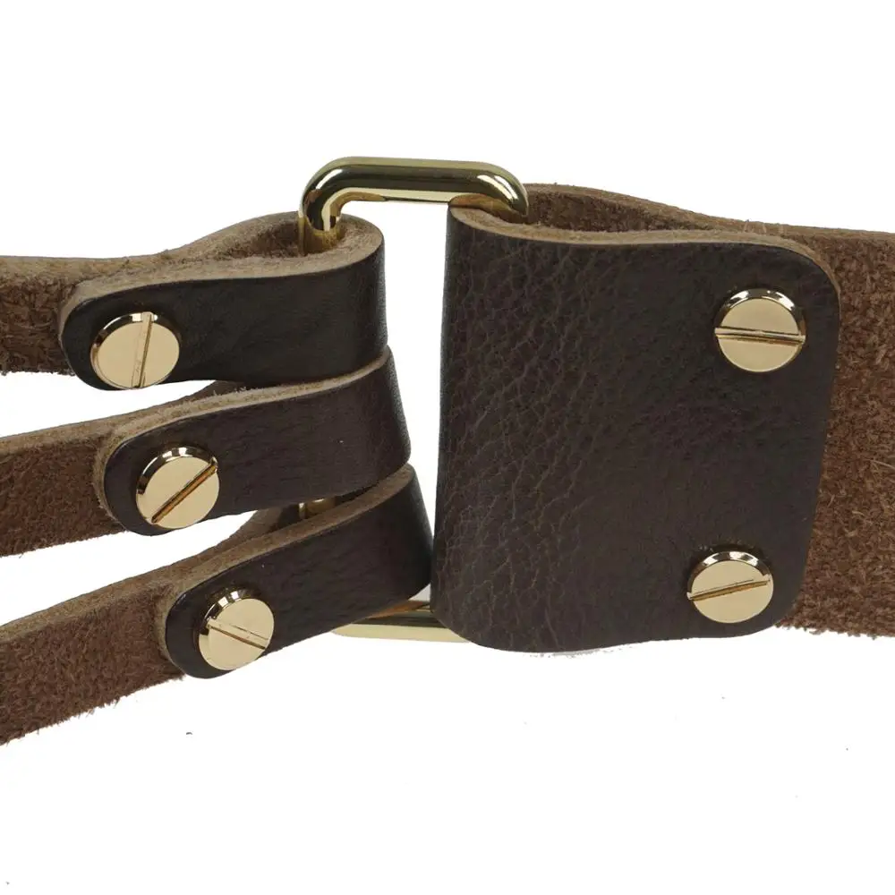 Натуральная кожа Игра Перевозчик ремень Регулируемый галлоу утка гусь для