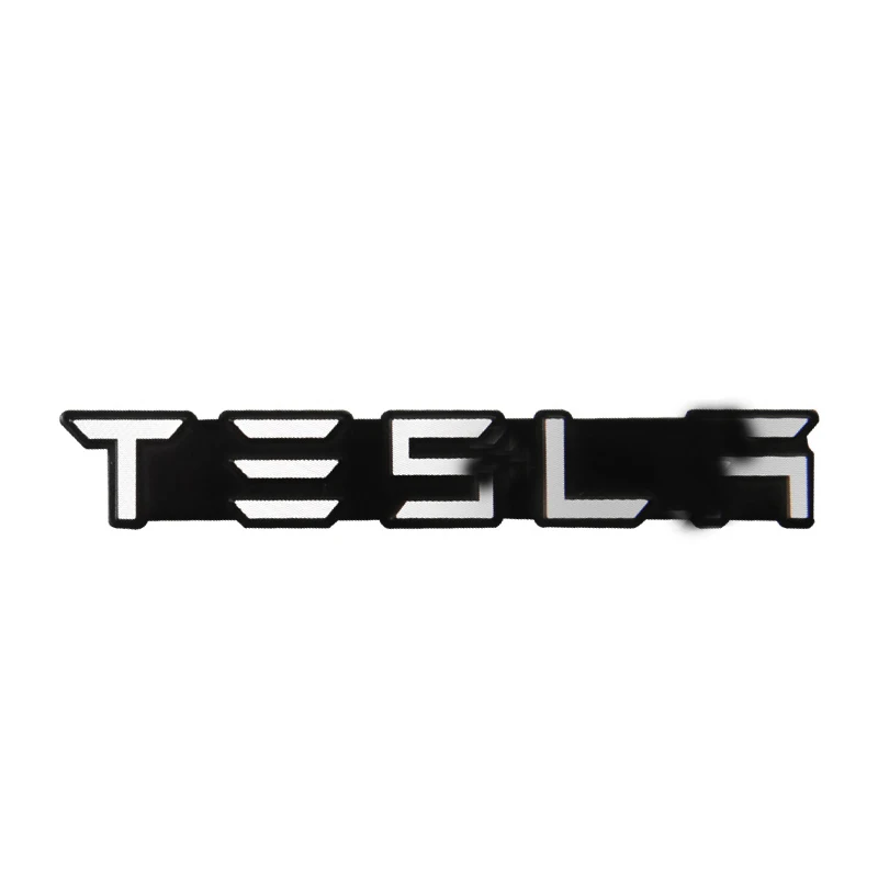 Модификация для Tesla модель 3 4 шт. алюминиевый сплав аудио декоративные наклейки модифицированные аксессуары украшения - Название цвета: White