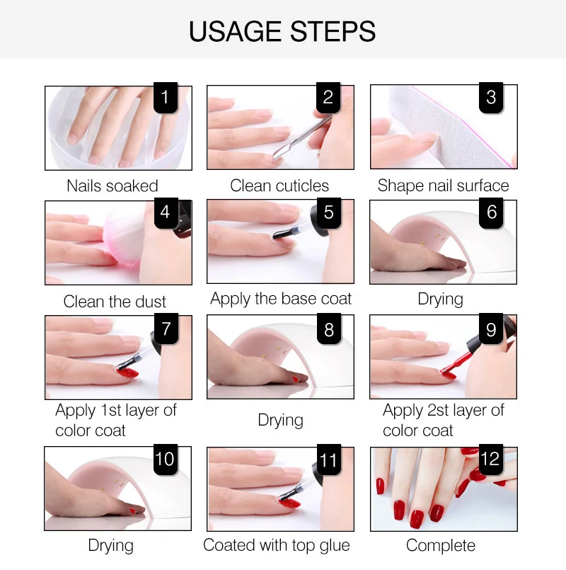NAILWIND Гибридный лак набор все для маникюра Полупостоянный гель uv Vernis светодиодный гель лак впитывающийся художественный Гель-лак для ногтей