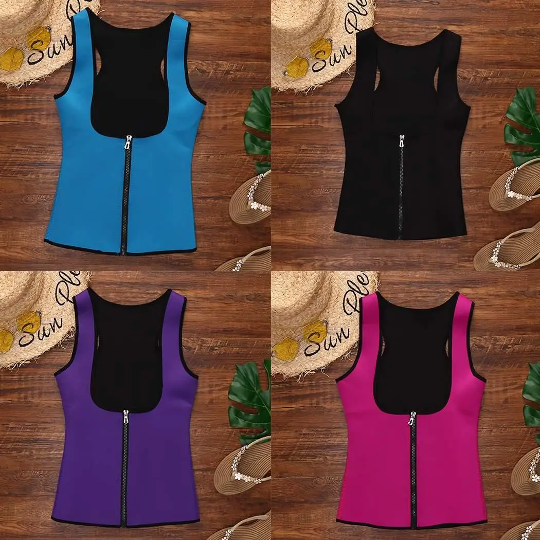 Women Slimming Body Shaper Underwear U-shape Corset Zipper Slim Vest | Женская одежда