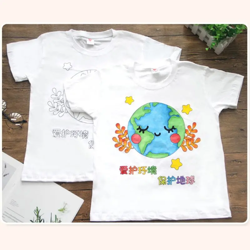 

8Pcs Clothes Textile Markers Fabric Paint Pens DIY Crafts T-shirt Pigment Paint