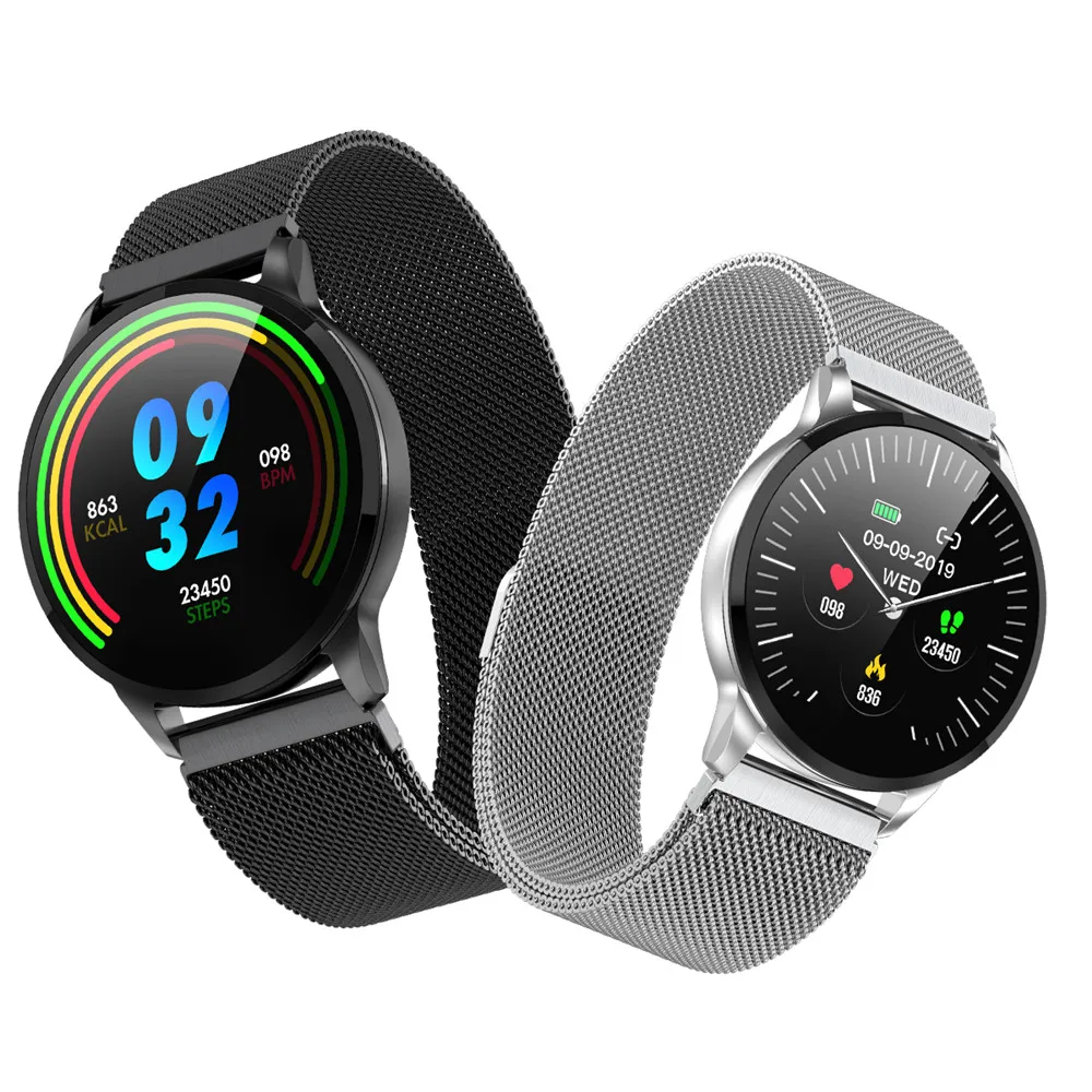 Greentiger Новые смарт-часы для фитнеса для женщин монитор сердечного ритма Bluetooth Шагомер сенсорный Интеллектуальный спортивный Smartwatch VS L5 L7 F8