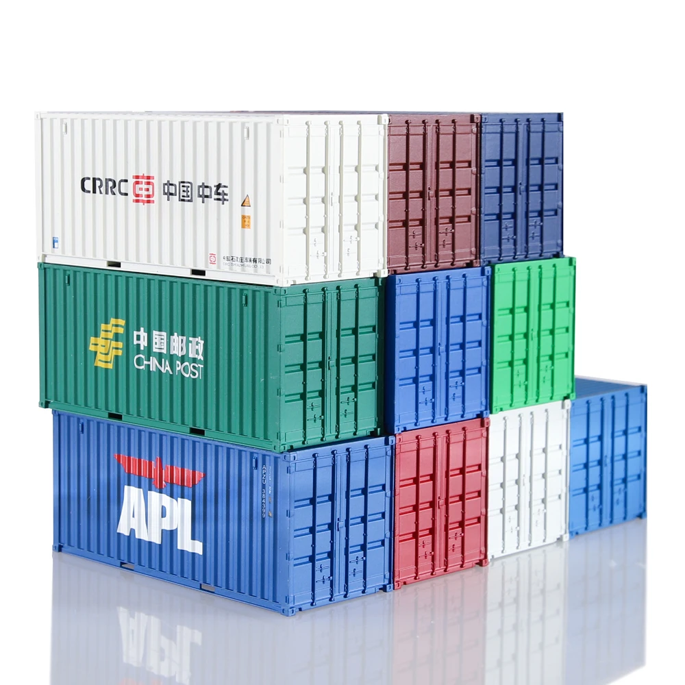 Хо масштабная модель поезда аксессуары 20ft доставка грузовой контейнер масштаб