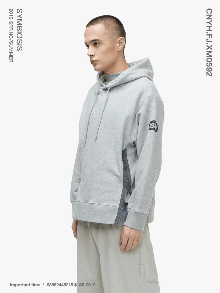 VIISHOW уличная Мужская толстовка бренд Sudaderas Para Hombre 2019 лоскутные толстовки мужские