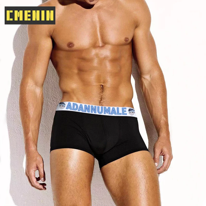 

Hot Sale Cotton Gay Sexy Men's Panties Boxers Shorts Underpants Soft Trunk Man Underwear Boxer Men Slip AD7104