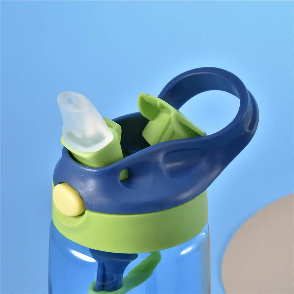 Портативная соломенная чашка с откидной крышкой питьевая бутылка 450 мл пищевая