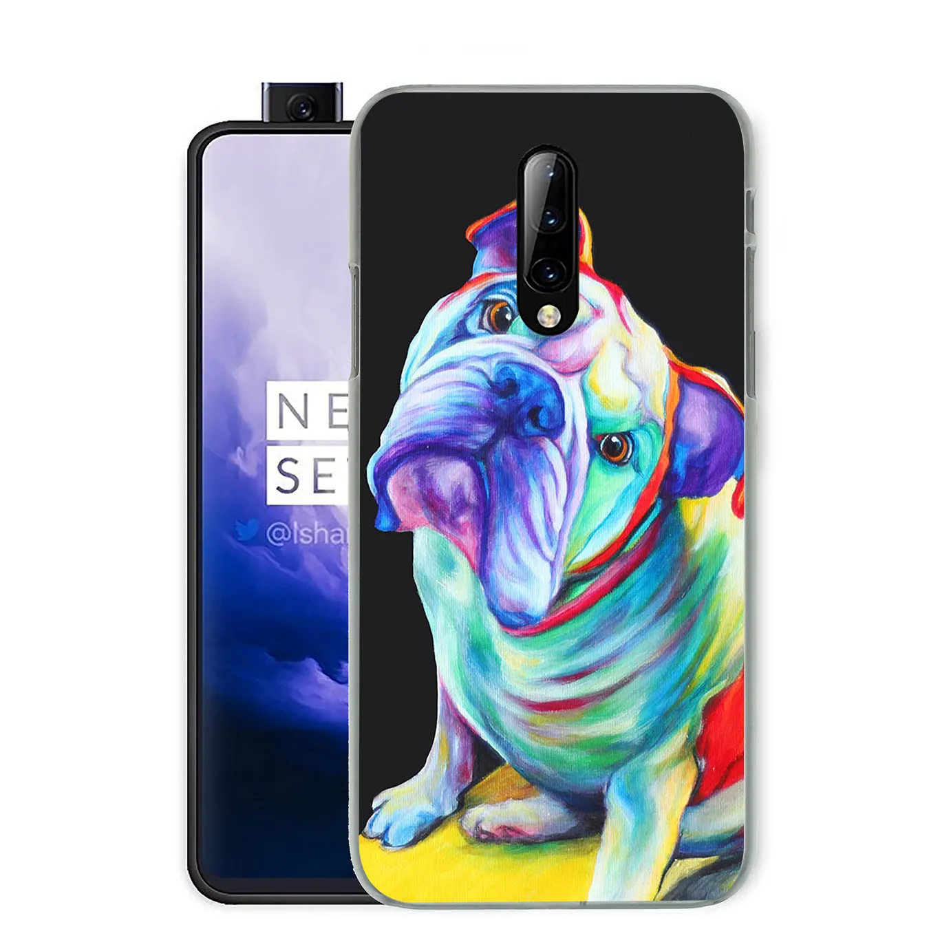 Жесткий пластиковый чехол для телефона с изображением бульдога питбуля собаки