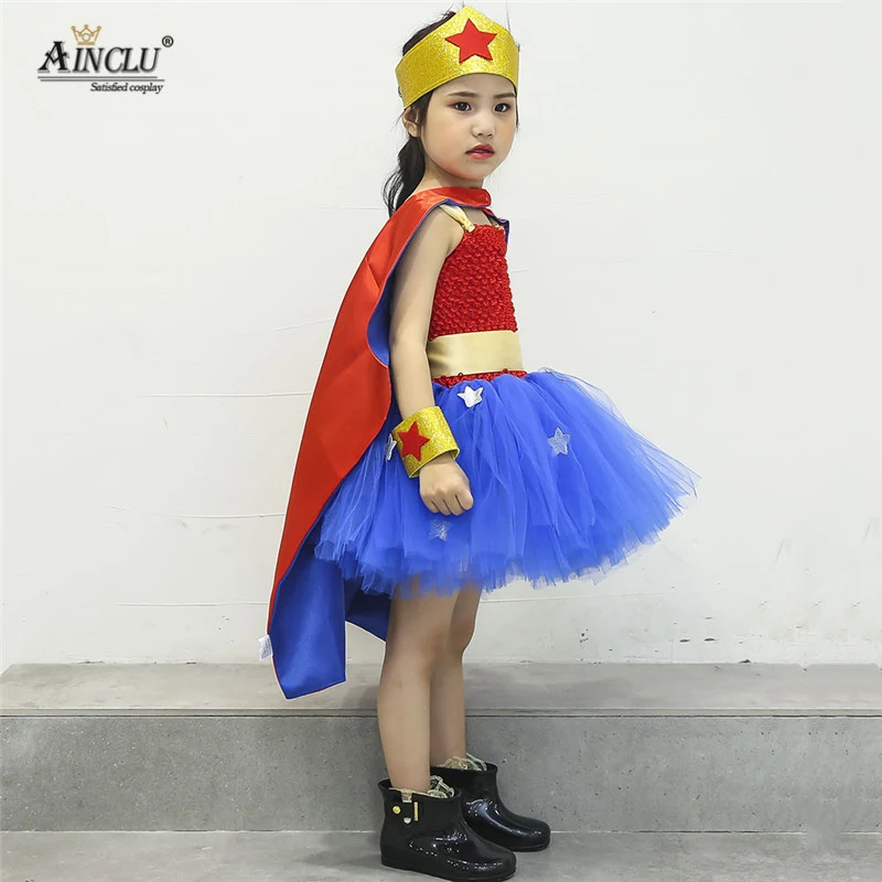 1 комплект чудо-платье-пачка для девушек храбрости супер герой аксессуары платья