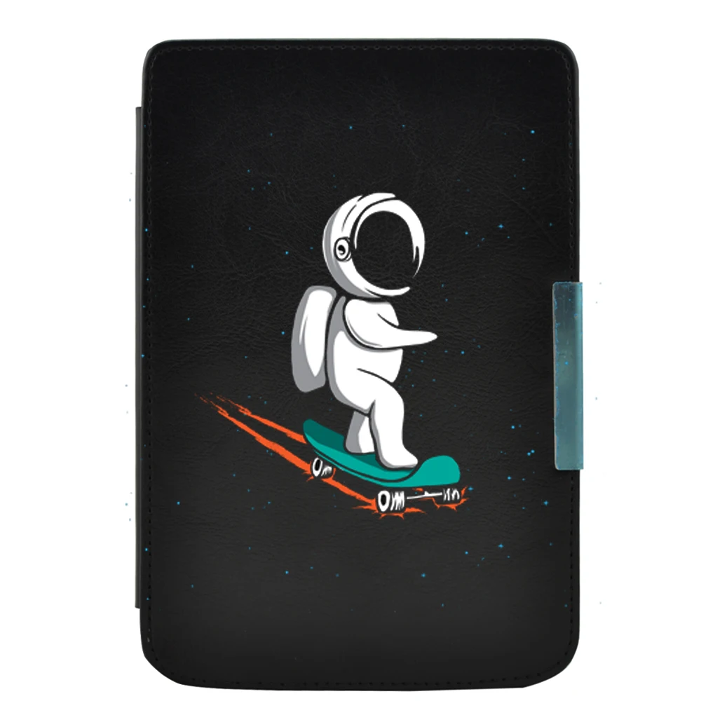 Чехол из искусственной кожи с принтом для pocket book touch lux 3 626 plus чехол для чтения книг+ Защитная пленка для экрана(также подходит для 614/615 plus/624/626