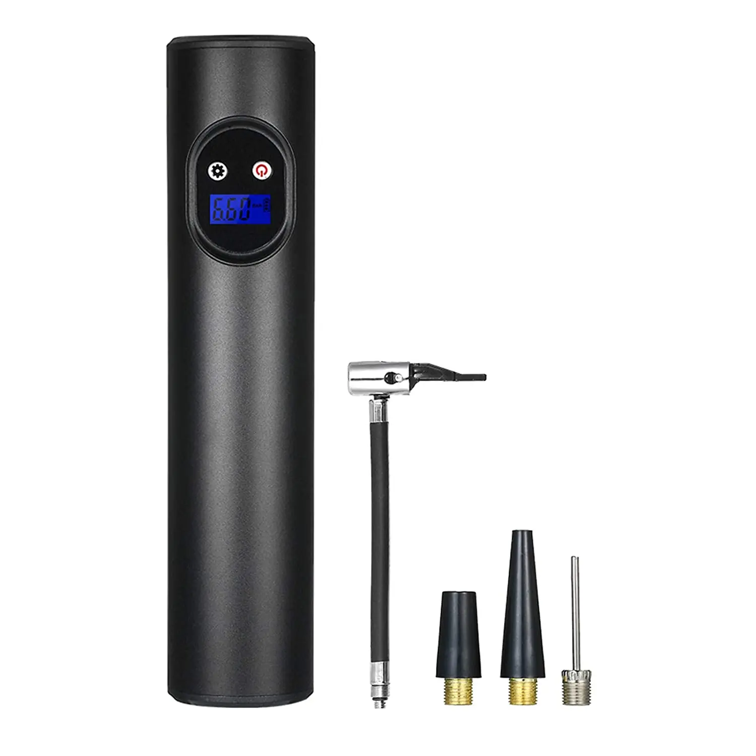 Портативный воздушный компрессор мини ручной насос для шин 2000 мА · ч цифровой