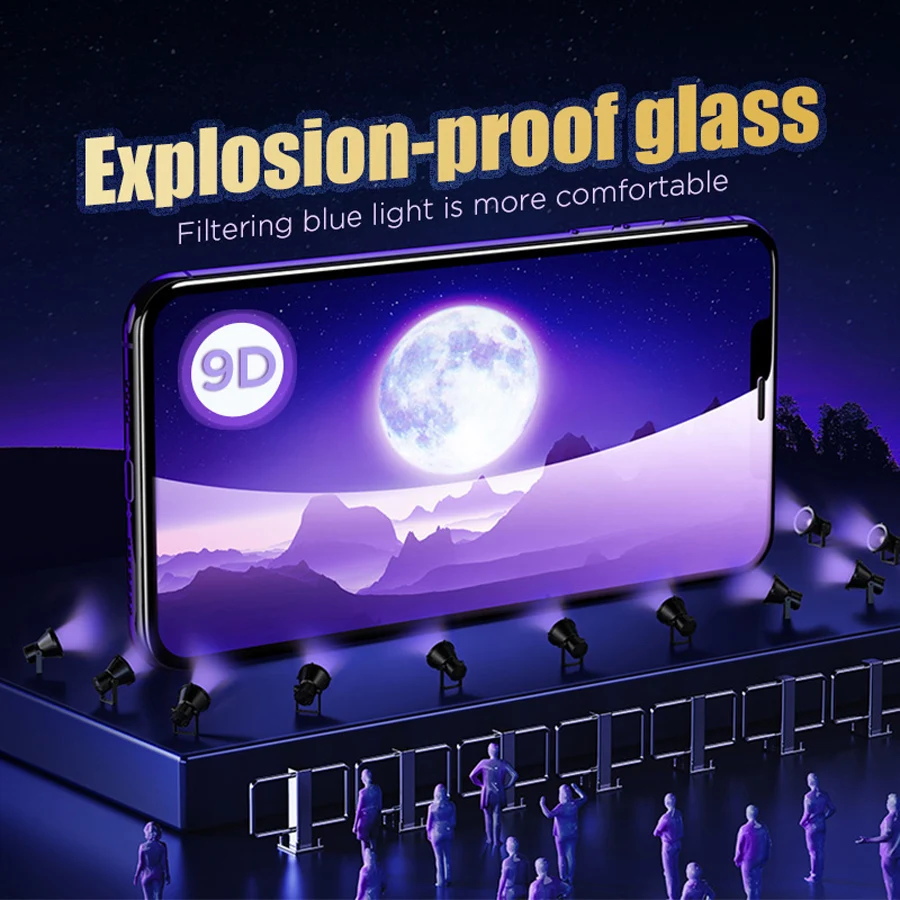 3PCS Полное покрытие стекла для iPhone 12 Pro Max Mini Защитная пленка для экрана 11 XR XS X.