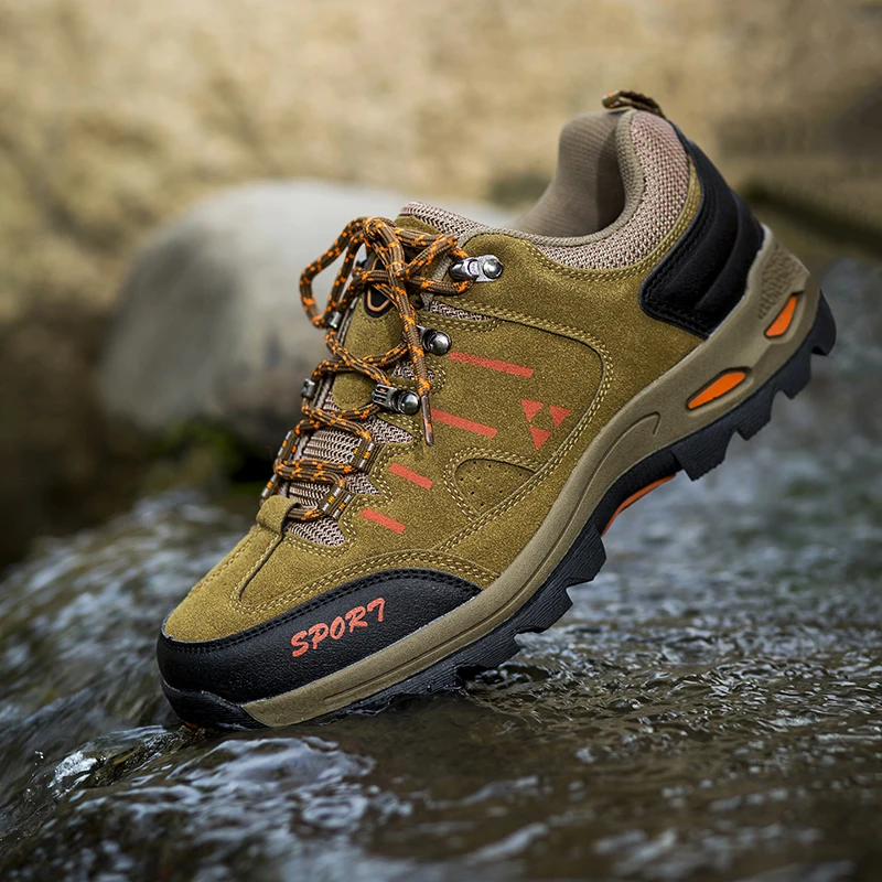 Мужская водонепроницаемая походная обувь Весенние мужские спортивные горные