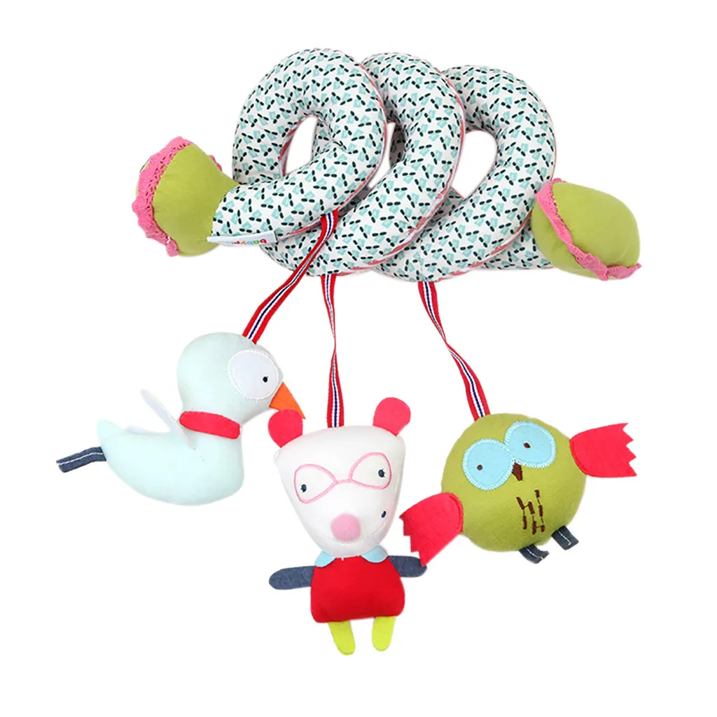 

Baby Dolls 2019 Hanging Bed Children's Multi-Function Plush Audio Baby Stroller Toy