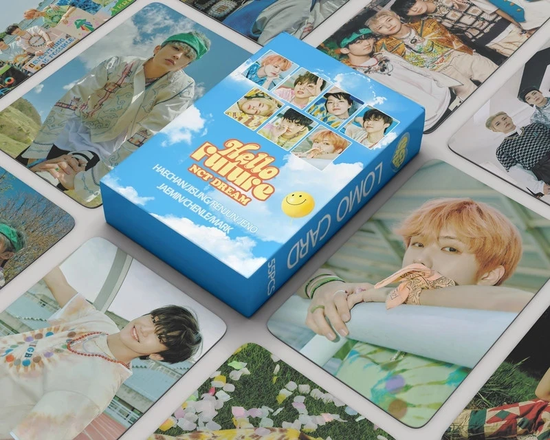 

54 Pcs/Set Kpop NCT DREAM Lomo Cards New Album Hello Future Photocards For Fans Collection NCT HD High Quality Cards