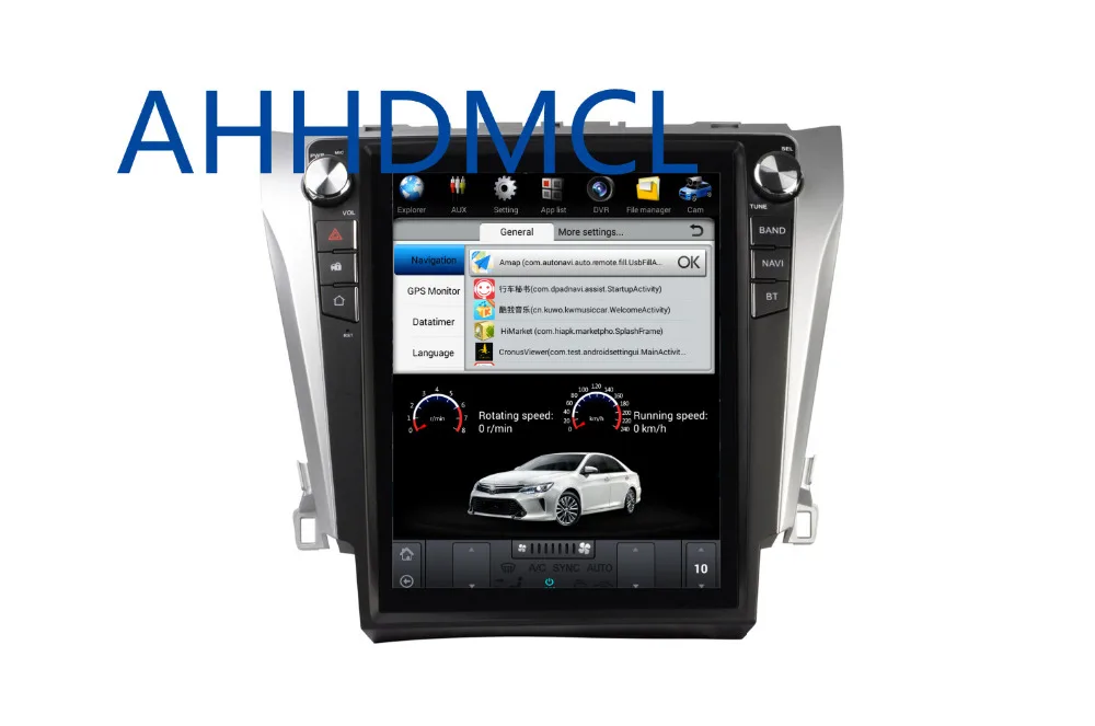 Мультимедийный плеер в стиле Тесла Android автомобильная стереосистема GPS