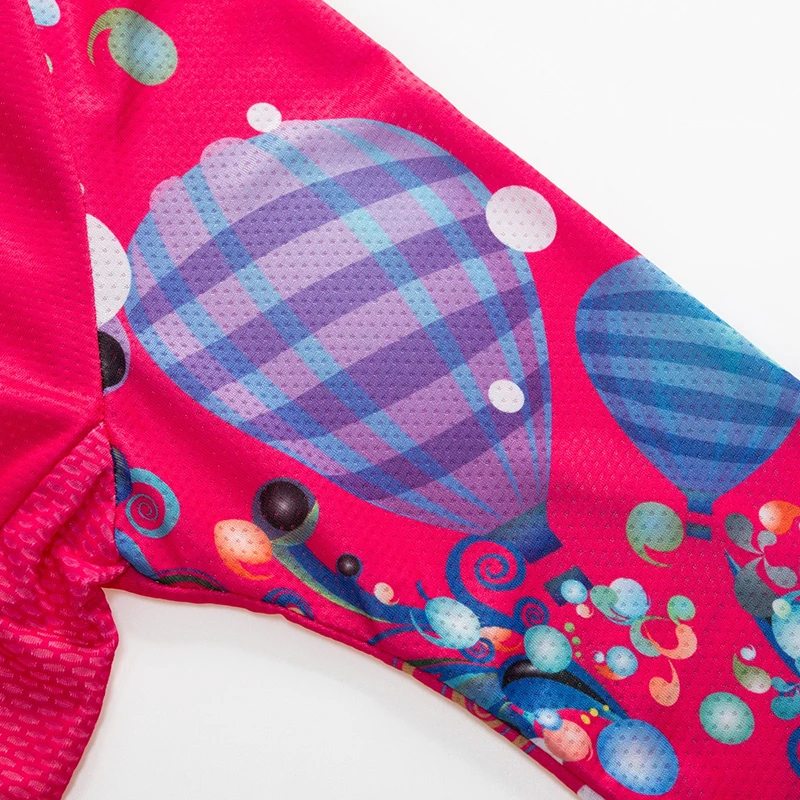 Женские велосипедные Джерси с длинным рукавом ярко розовые дышащие