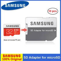 10pcslot original samsung memory card adapter microsdsdhcsdxc card reader sd adapter with case for free gift for laptop