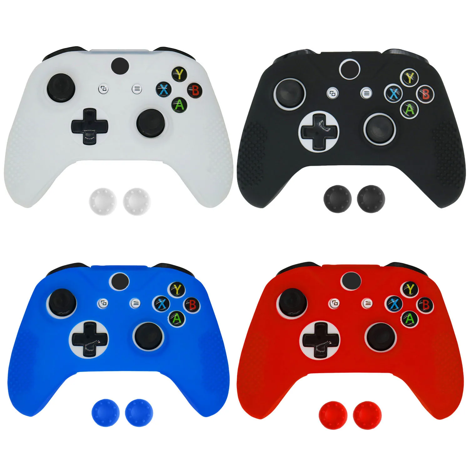 Силиконовый защитный джойстик Bevigac чехол для геймпада Xbox One 1 тонкий контроллер с 2