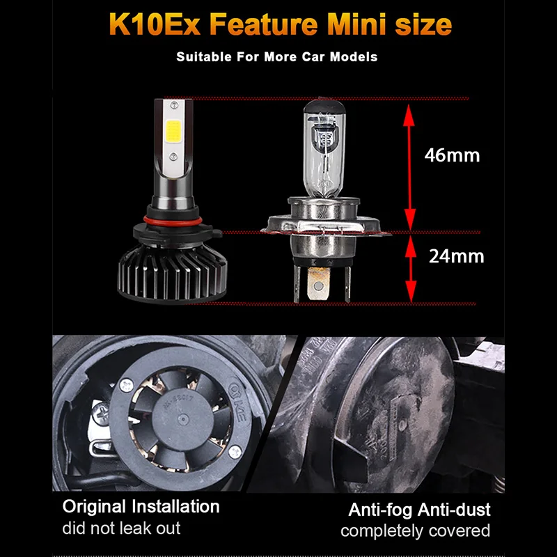 Hlxg 10000K H11 светодиодные противотуманные фары luces светодиодный ные Автомобильные