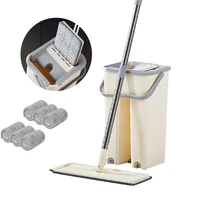 avoid hand washing squeeze mops automatic mop bucket cleaning cloth home kitchen wooden floor house cleaning tools