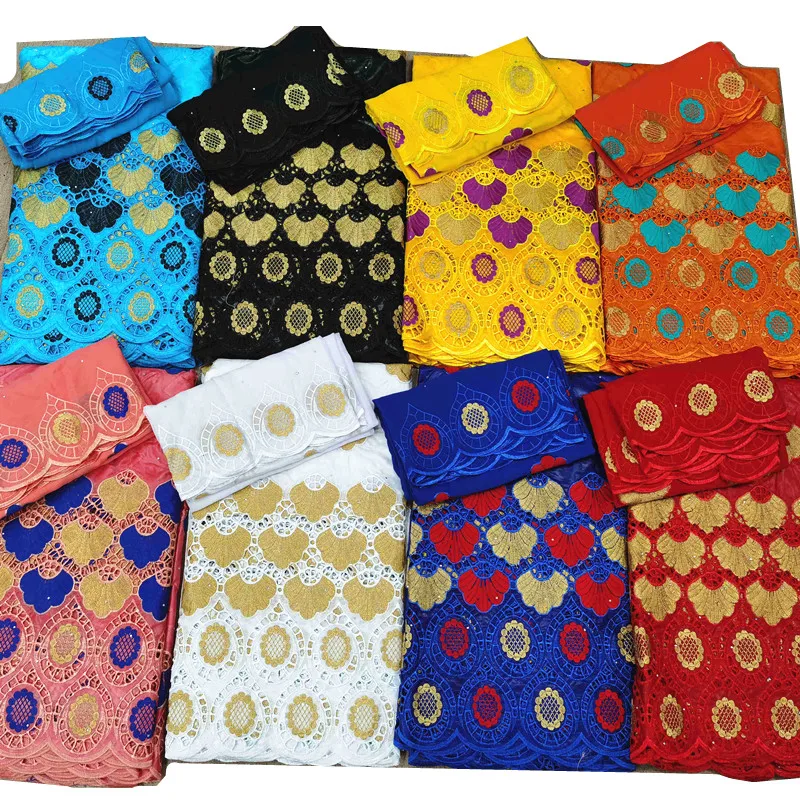 

7Yards African Dry Lace Fabric Bazin Riche Fabric 2020 High Quality Lace Jacquard Brocade Nigerian Lace Fabrics For Sewing G27-1