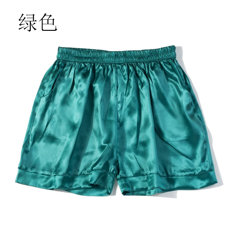 

100% Pure Silk Women's Shorts solid colors with pockets in 15 colors one size JN105