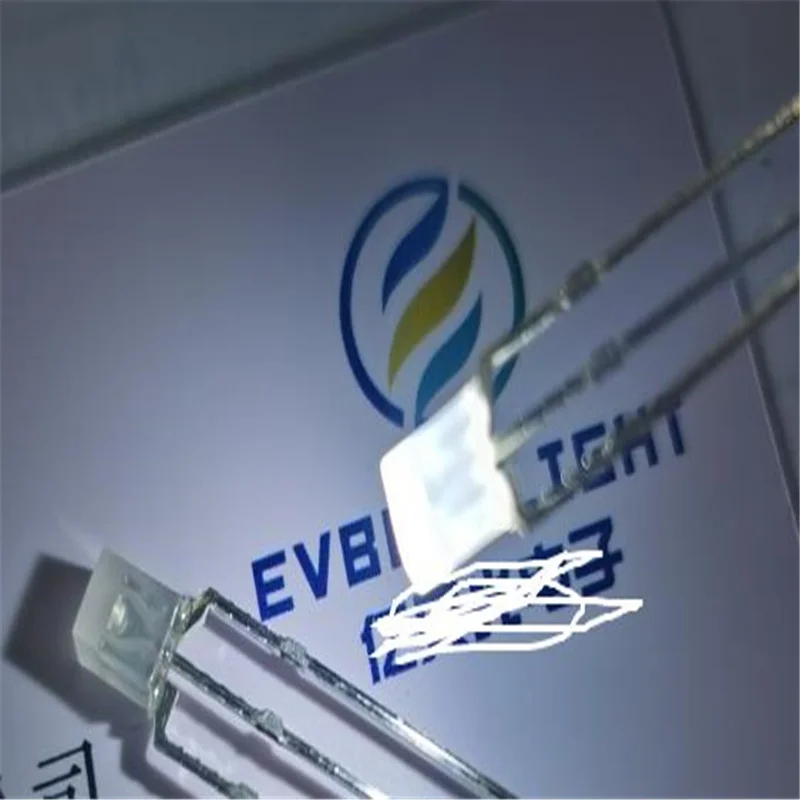 

Diffused 234 Bicolor LED Diode Red@White Color