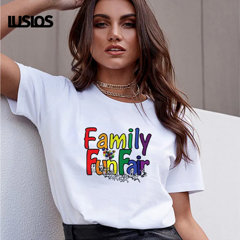LUSLOS странные вещи Сезон 3 футболка для женщин ELEVEN Harajuku Новая забавные 90s женские