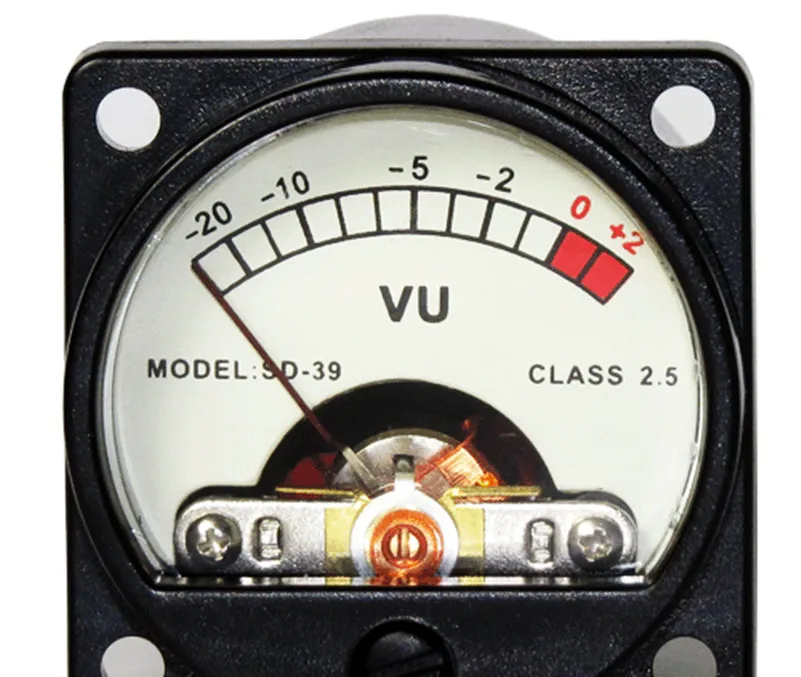 V-007 Radio VU Meter Tube Amplifier Fittings with Backlight Level Audio Meter SD-39