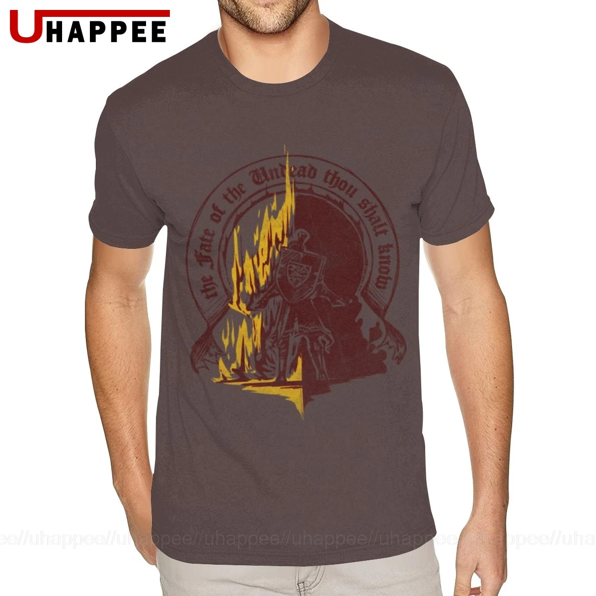 Dark Souls Fate Distressed Tee/футболки для мальчиков в стиле Харадзюку Homme недорогая