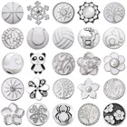 5 шт.лот Новые 18 мм кнопки, ювелирные изделия, белые пуговицы, застежки для ювелирных изделий, подходит для 18 мм браслетов, ожерелий, ювелирных изделий