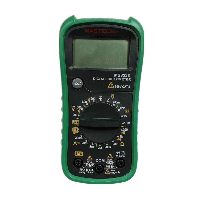 MASTECH MS8238 600V 10A цифровой универсальный измеритель карманный цифровой бытовой Высокоточный цифровой дисплей