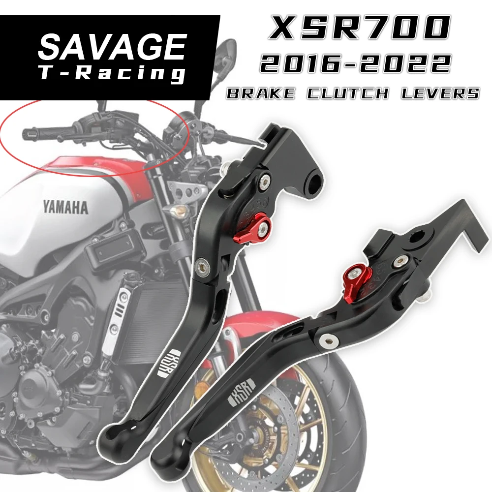 

XSR900 XSR700 Folding Brake Clutch Levers For YAMAHA XSR 900 700 2016-2022 Motorcycle Accessories Extendable Handle Adjustable