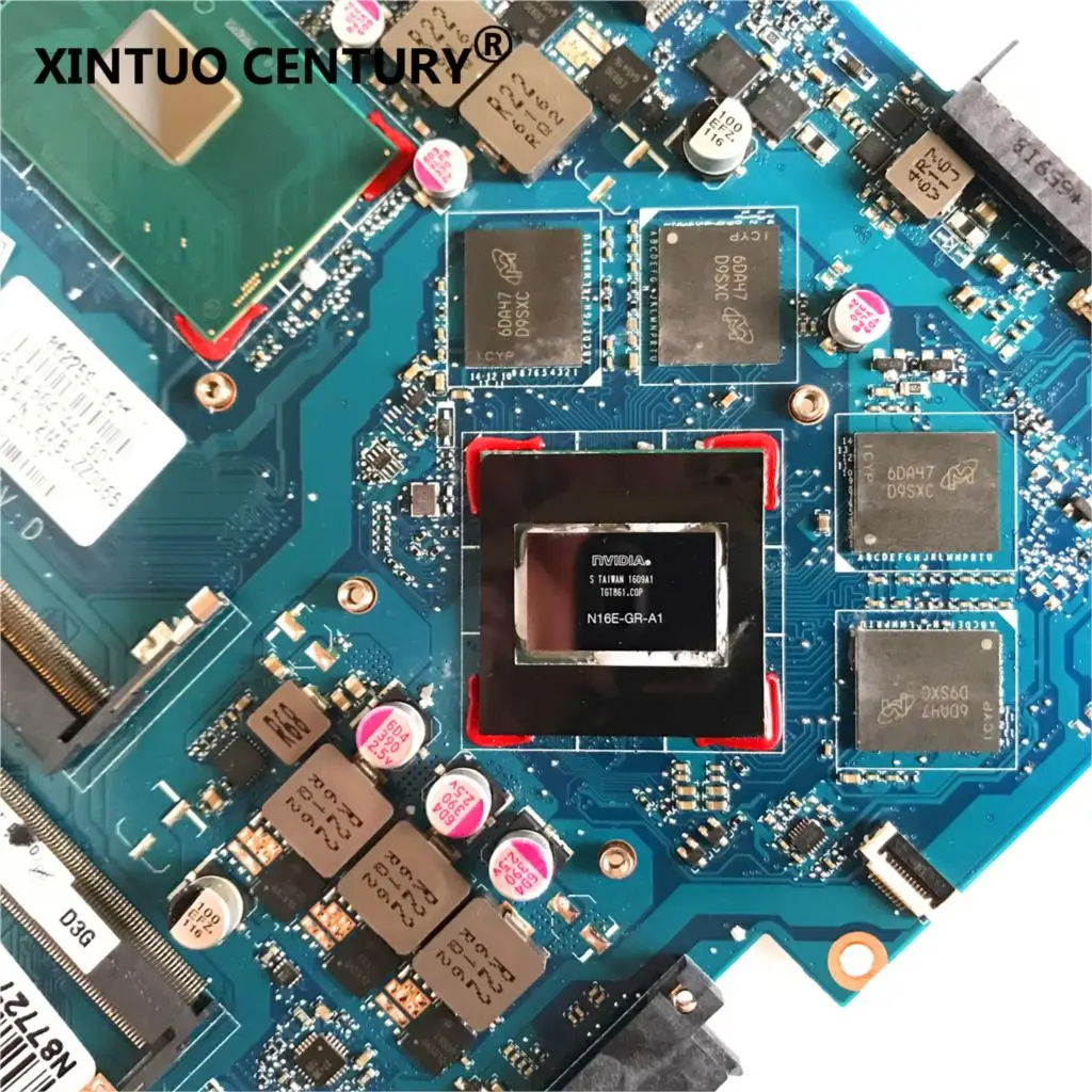 Bestellen 857389-601 Für HP 17-W 17-AB Laptop Motherboard DAG37AMB8D0 G37A 857389-501 Mit SR2FQ I7-6700HQ CPU 960M 4G 100% Getestet Ok