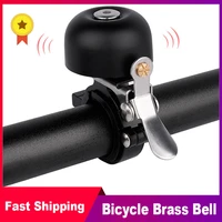 superior bike bell brass bicycle bell for handlebars with clear noticeable tone horn bicycle accessories for mountain road bike