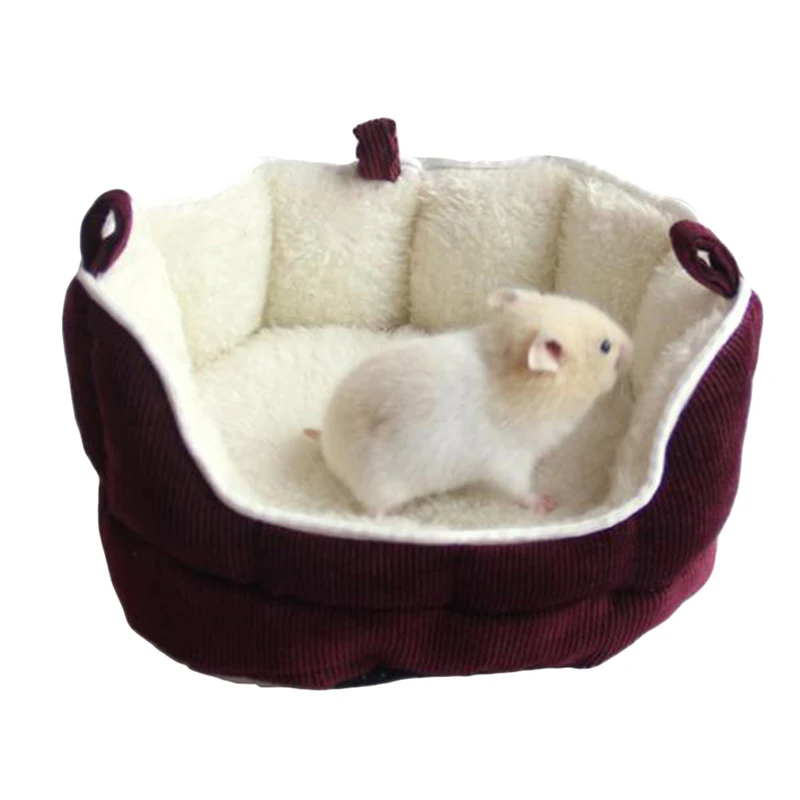 Маленькое гнездо для домашних животных ежик белка кровать хомяка волк морская