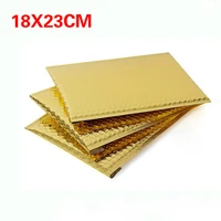 10pc 1823cm packaging shipping bubble mailers gold paper padded envelopes bag bubble mailing envelope bag gift wrapping storage