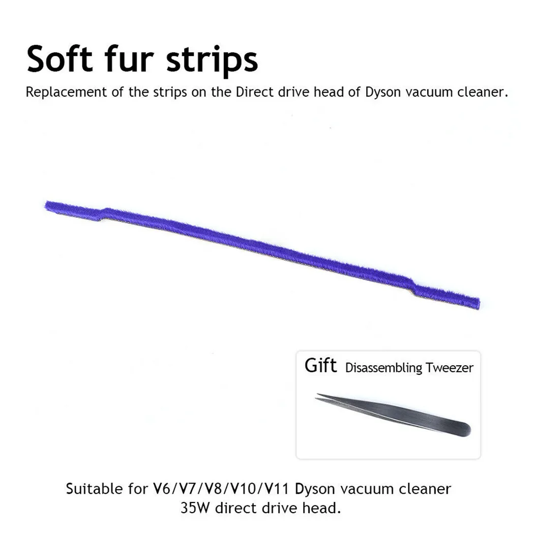 

Мягкие Меховые полоски для пылесоса Dyson V6/V7, 5 шт./компл., сменные принадлежности для пылесоса с прямым приводом