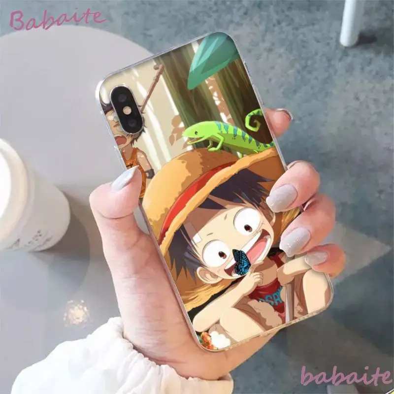 

Babaite Cute One Piece Luffy Phone Case fundas for iPhone 12 6 6S Plus 12 pro max for X XS MAX