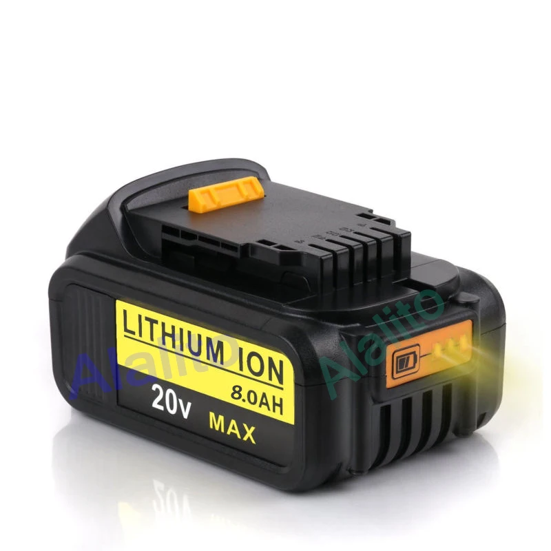 Оригинальная перезаряжаемая литий ионная батарея 20 в 8000 а мАч портативная