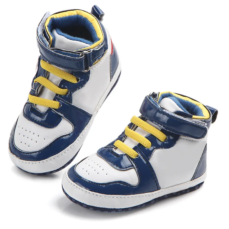 

Baby shoes Leopard PU Leather print Baby Girls Soft shoes Horse hair Boys First walkers Lace Baby shoes