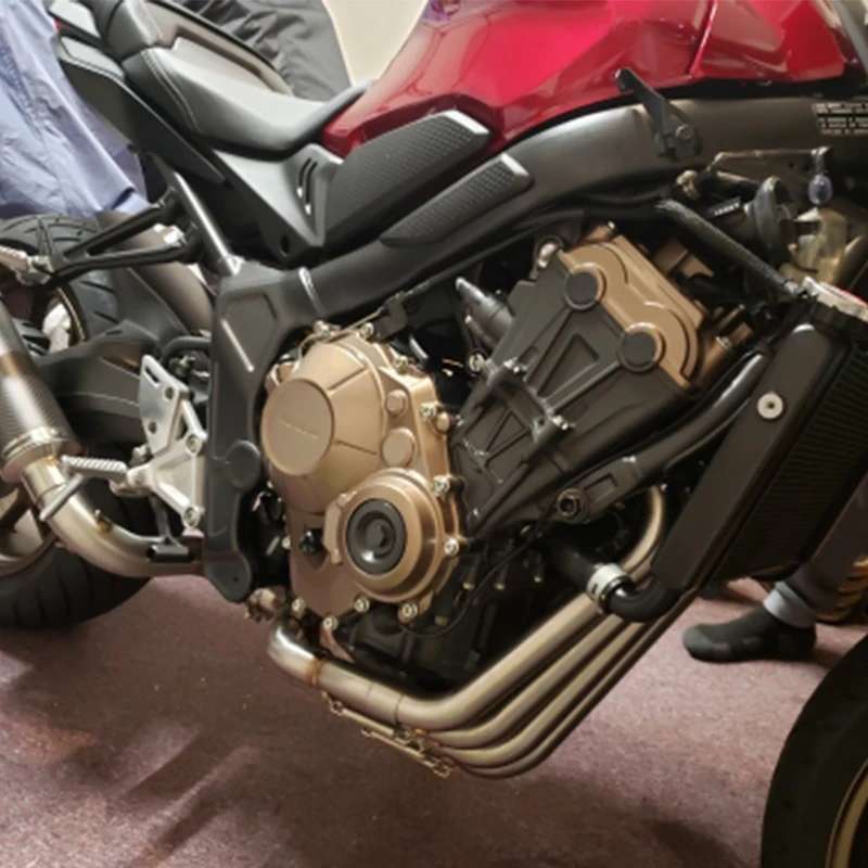 Полная выхлопная система мотоцикла труба переднего ряда для CB650F CBR650F CBR650 CBR 650F 2014